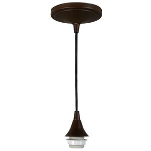Style Selections Aged Bronze Transitional Cylinder Mini Hanging Pendant light